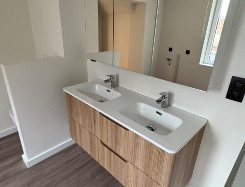 Badkamer renovatie in samenwerking met De Verfkeizer in #Stokkem